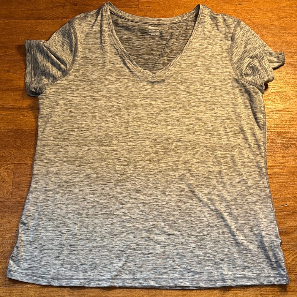 Athletic Works Gray Short Sleeve Tee